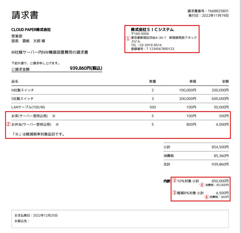 適格請求書(インボイス)発行機能リリース | クラウド見積請求書CLOUD PAPER